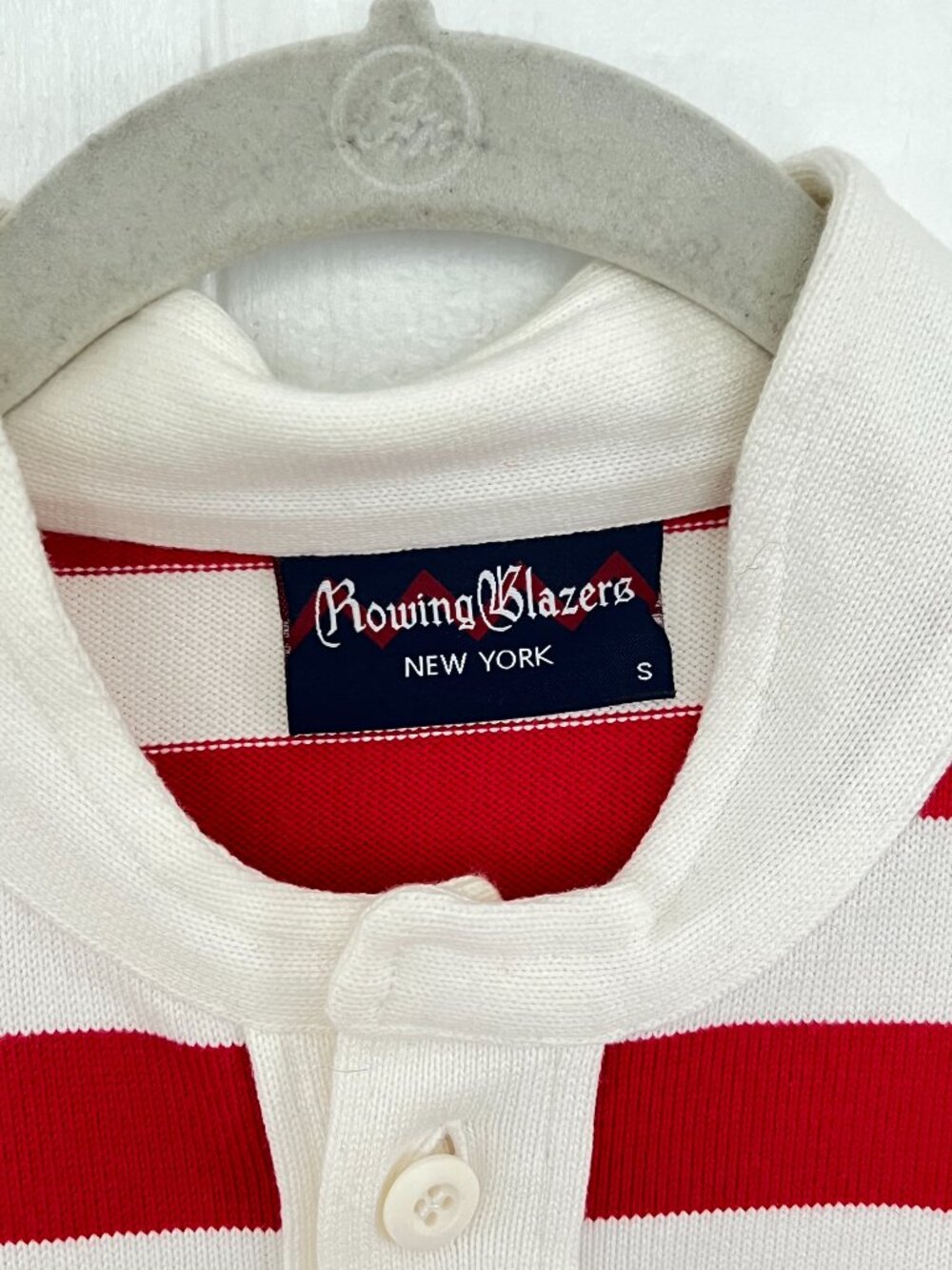 Rowing Balzers - Men’s Skull & Crossbones Rugby Shirt, Cotton, Size Small - Picture 3 of 3